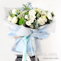 Bouquet de papel de embrulho de flores Presente à prova d'água elegante